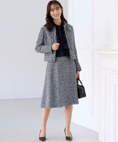 組曲 S 【KUMIKYOKU NAVY】ラメループモールツイード ジャケット