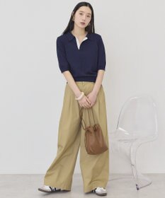 AMERICAN HOLIC 襟付き配色ニット