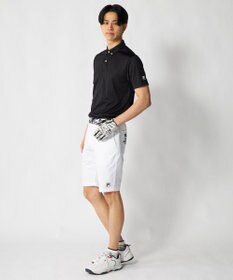 FILA GOLF／marie claire 【FILA GOLF】メッシュ加工ロゴ半袖ポロシャツ