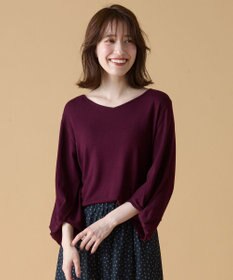 ANY 【洗濯機可】ボリュームスリーブニット