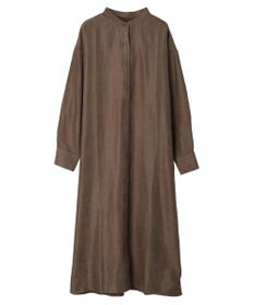 Green Parks マイクロピケシャツワンピース