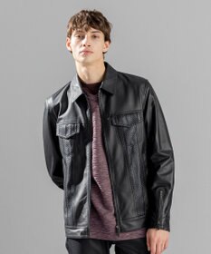 JOSEPH HOMME ライトラムナッパレザー　Ｇジャンタイプ