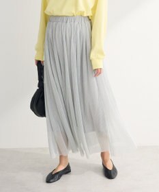 Green Parks ・ＥＬＥＮＣＡＲＥ　ＤＵＥ　ラメプリーツスカート