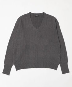 WEGO エルボーパッチVネックプルオーバー