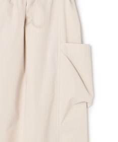 23区 L 【撥水加工/洗える】ブライトタフタ ドロスト スカート