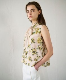 GRACE CONTINENTAL エスニックフラワー刺繍トップ