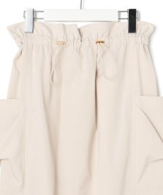 23区 L 【撥水加工/洗える】ブライトタフタ ドロスト スカート