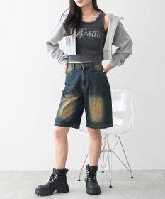 WEGO ヴィンテージウォッシュグラフィックタンク