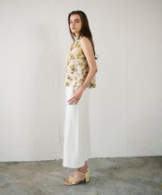 GRACE CONTINENTAL エスニックフラワー刺繍トップ