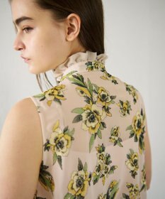 GRACE CONTINENTAL エスニックフラワー刺繍トップ