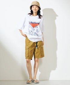 SHARE PARK MENS 【UNISEX】UVカット アートコラボTシャツ〈HIKING〉
