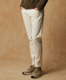 JOSEPH ABBOUD 【サスティナブル/岡山産デニム】オゾンハイパワーデニム パンツ ホワイト系
