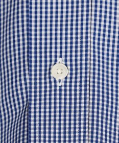 J.PRESS MEN 【PREMIUM PLEATS / 形態安定】ギンガムチェック ドレスシャツ / B.D.