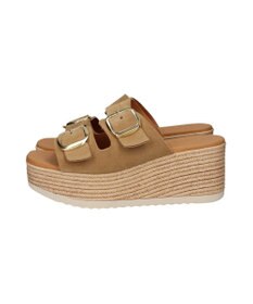 INTER-CHAUSSURES 【Oh my Sandals】ダブルバックル厚底ウエッジサンダル