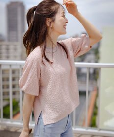 組曲 S レーシージャージーニットライク カットソー