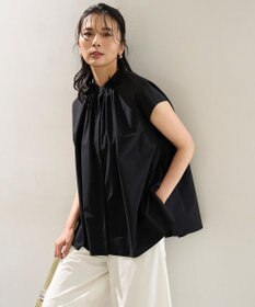 UNFILO FINE MOVE ギャザーブラウス