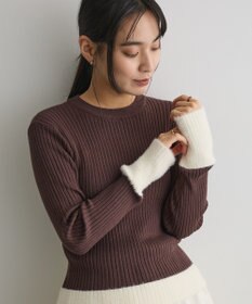 CRAFT STANDARD BOUTIQUE とてもち袖シャギーニットプルオーバー