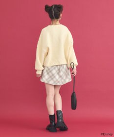 earth music&ecology Disney/ミッキーコード刺繍ニットプルオーバー