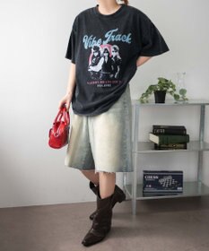 WEGO ヴィンテージウォッシュグラフィックBIGT