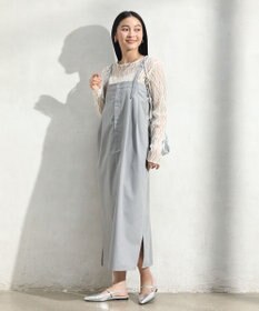 Green Parks ピンストライプベアトップジャンスカ