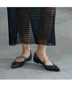 MODE ET JACOMO <MODE ET JACOMO>ポインテッドトゥメリージェーンパンプス