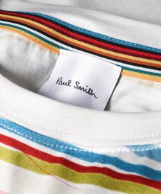 Paul Smith Cairo Stripe Chalk プリントTシャツ