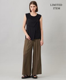 ICB L 【WEB限定・UVカット・洗える】ウール2WAYストレッチ キャミソールブラウス