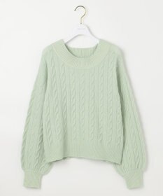 ANY SIS 【洗える】ケーブルAir ニット