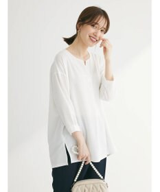 Green Parks バー付き７分袖ブラウソー