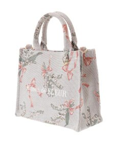 Maison de FLEUR すずらん柄ゴブラン2Wayスクエアトート