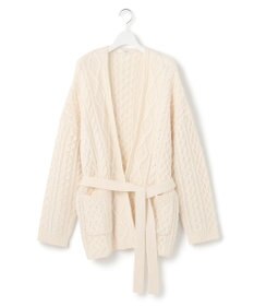 23区 【SLOW/一部店舗限定】アランニット カーディガン