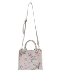 Maison de FLEUR すずらん柄ゴブラン2Wayスクエアトート