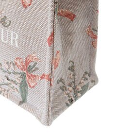 Maison de FLEUR すずらん柄ゴブラン2Wayスクエアトート