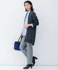 23区 【洗える】サステナブルウール ショールカラー カーディガン