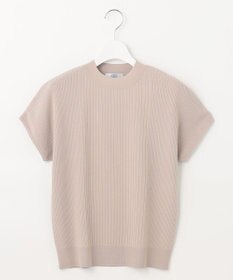 J.PRESS LADIES L 【洗える】レーヨンエリートストレッチ フレンチスリーブ ニット