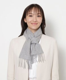 MOONBAT FURLA(フルラ）カシミヤ100％ 無地 プチマフラー