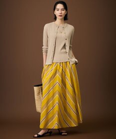 自由区 【アンサンブル対応】ハイツイストコットンアセテートリブ カーディガン