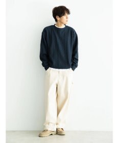 CRAFT STANDARD BOUTIQUE ケーブル柄カットプルオーバー1
