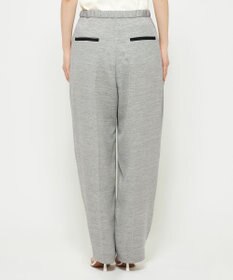 uncrave リネンライクツイル テーパードパンツ