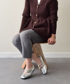 Bridget Birkin 【PARADIS COULEUR】ビジューバックルダブルストラップバレエ