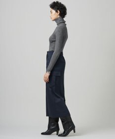 ICB 【CLASSY.1月号掲載・新色追加・洗える】エクストラファインメリノ タートルネックプルオーバー