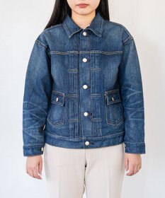 caqu modern jacket type 2nd. デニムジャケット USED WASH