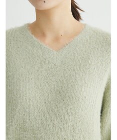 Green Parks フェザーＶネックニットプルオーバー