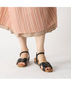 ing <ing>ローヒールウエッジサンダル