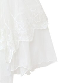 Green Parks ■ＥＳＣＡＲ　チュール刺繍ハンカチーフブラウス