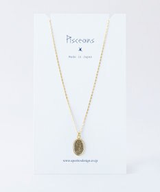 Pisceans オーバルメダイユネックレス
