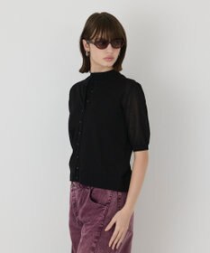 GRACE CONTINENTAL ハーフスリーブニットカーディガン