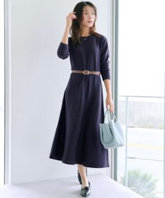 Tiaclasse 【選べる着丈・洗える】 ニットワンピース