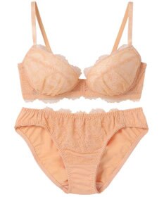 AMPHI ブラジャー ショーツセット まる胸メイク 推し活・推し事応援 Aカップあり 【ブラショーツセット】 上下セット ブラ BBJ201 アンフィ／ワコール