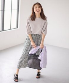 ANY 【ウエストゴム】リラックススカーチョ